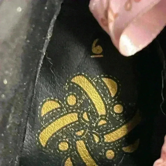 Sam & Libby Chiara Chunky Gothic Embellished  Buckle Combat Boots size 6 - Picture 8 of 9